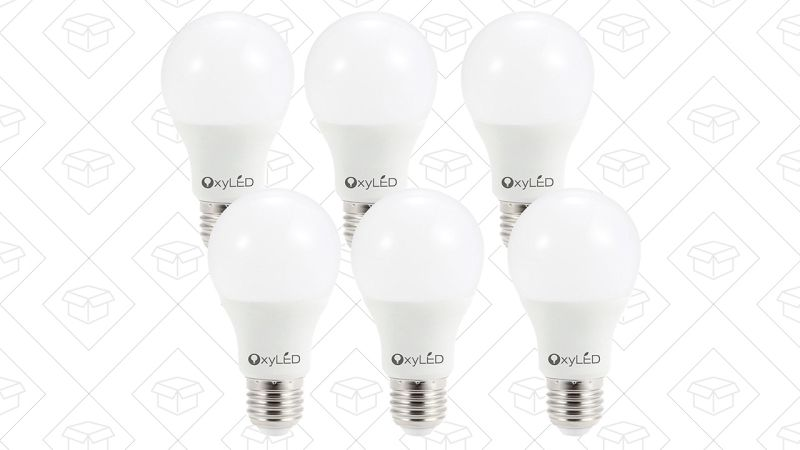 6-Pack OxyLED LED Bulbs, $12 with code OXYA1999